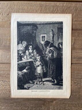 Antique Print, Vintage Print, Illustration